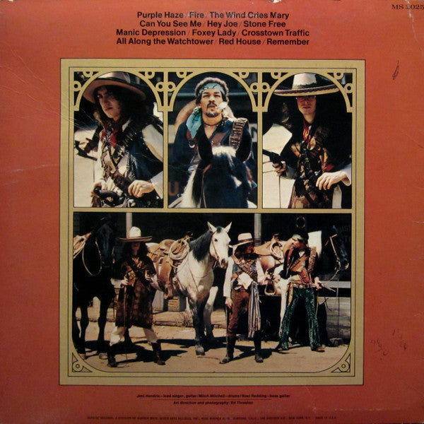 Jimi Hendrix Experience, The : Smash Hits (LP,Compilation,Stereo)