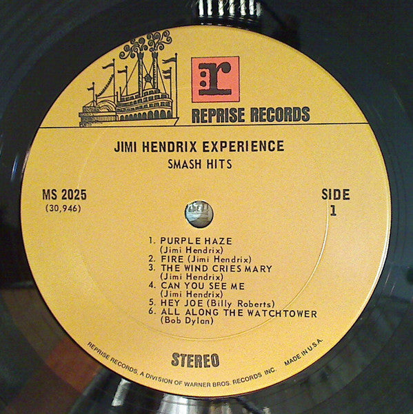 Jimi Hendrix Experience, The : Smash Hits (LP,Compilation,Stereo)