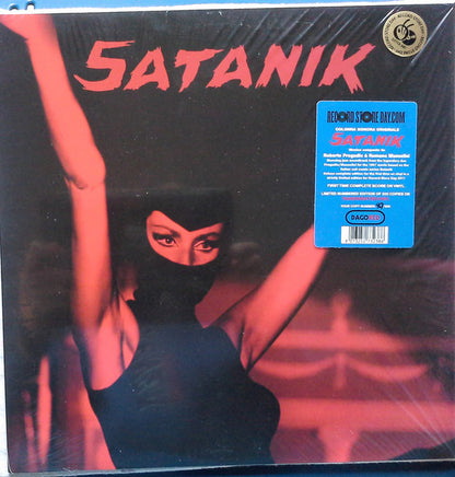 Roberto Pregadio & Romano Mussolini : Satanik (Original Soundtrack Music)  (LP,Album,Record Store Day,Limited Edition,Numbered,Repress)