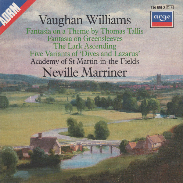 Ralph Vaughan Williams, Academy Of St. Martin-in-the-Fields, The, Sir Neville Marriner : Fantasia On A Theme By Thomas Tallis / Fantasia On Greensleeves / The Lark Ascending / Five Variants Of 'Dives And Lazarus' (Album,Reissue)
