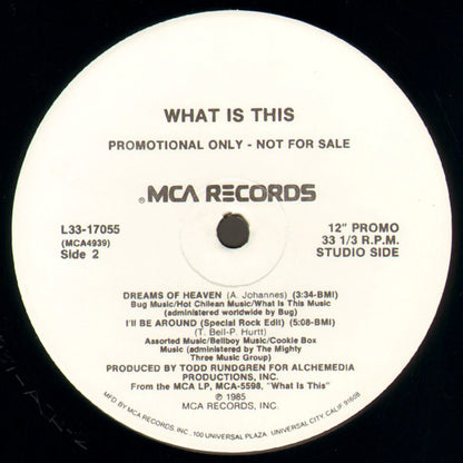 What Is This : 3 Out Of 5 Live (12",33 ⅓ RPM,Promo)