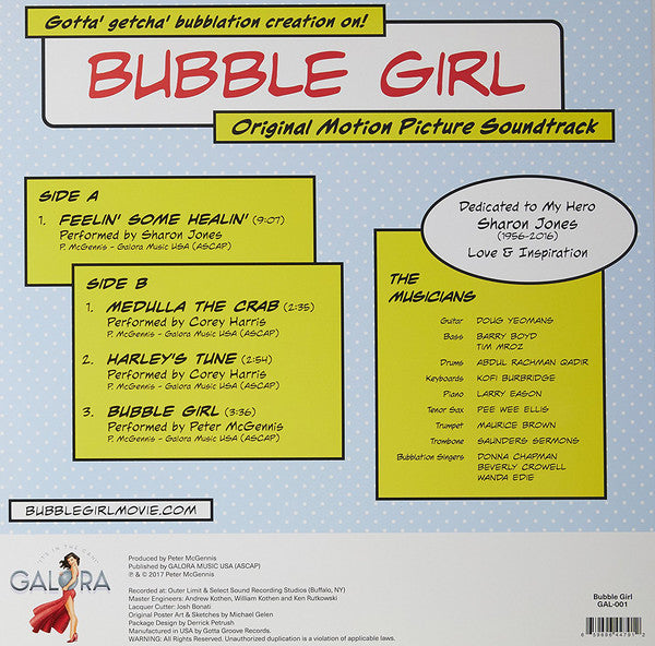 Various : Bubble Girl (Original Motion Picture Soundtrack) (12",45 RPM)