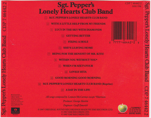 The Beatles : Sgt. Pepper's Lonely Hearts Club Band (Album,Reissue)