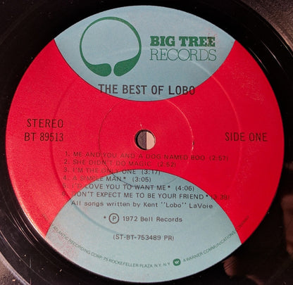 Lobo (3) : The Best Of Lobo (LP,Compilation)