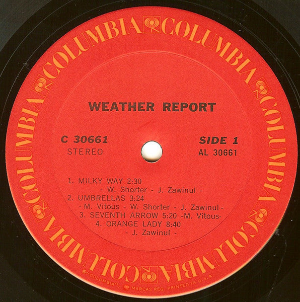 Weather Report : Weather Report (LP,Album,Stereo)
