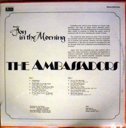 Ambassadors (28), The : Joy In The Morning (LP,Album)