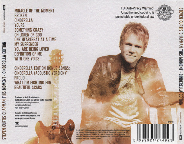 Steven Curtis Chapman : This Moment (Cinderella Edition) (Album)