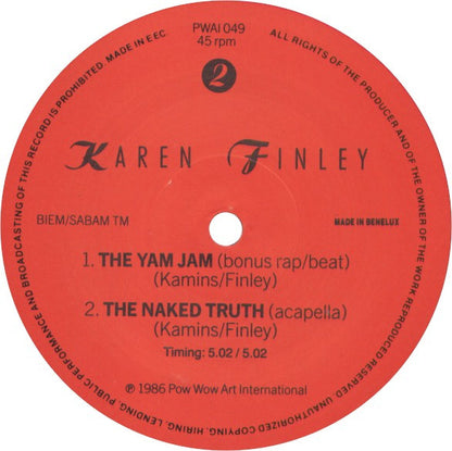 Karen Finley : Tales Of Taboo (12",45 RPM)