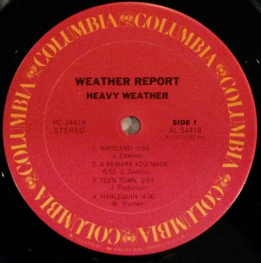 Weather Report : Heavy Weather (LP,Album,Repress)