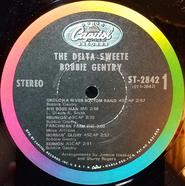 Bobbie Gentry : The Delta Sweete (LP,Album,Stereo)