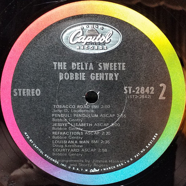 Bobbie Gentry : The Delta Sweete (LP,Album,Stereo)