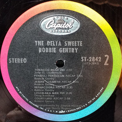Bobbie Gentry : The Delta Sweete (LP,Album,Stereo)