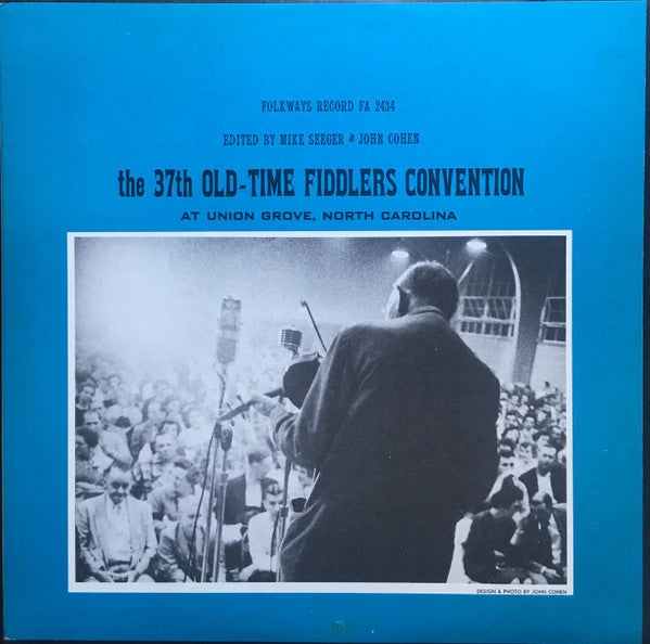 Various : The 37th Old-Time Fiddlers Convention at Union Grove, North Carolina (LP,Compilation,Reissue)