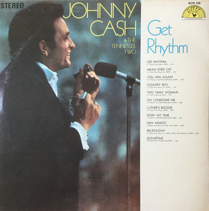 Johnny Cash & The Tennessee Two : Get Rhythm (LP,Stereo,Compilation,Reissue)