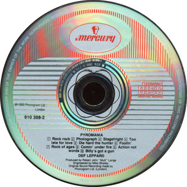 Def Leppard : Pyromania (Album,Reissue)