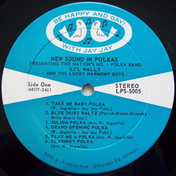 Li'l Wally And The Harmony Boys : New Sound In Polkas (LP,Stereo)
