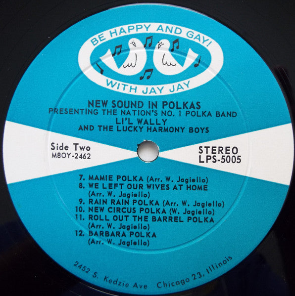 Li'l Wally And The Harmony Boys : New Sound In Polkas (LP,Stereo)