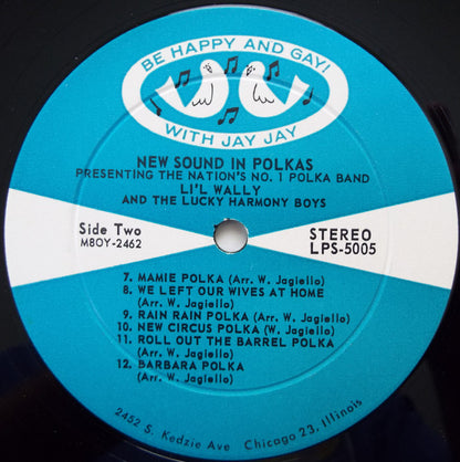 Li'l Wally And The Harmony Boys : New Sound In Polkas (LP,Stereo)