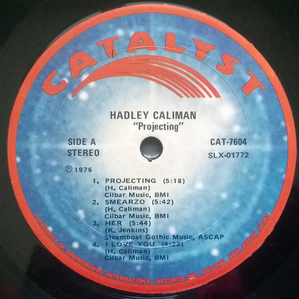 Hadley Caliman : Projecting (LP,Album,Stereo)