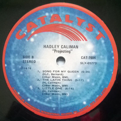Hadley Caliman : Projecting (LP,Album,Stereo)