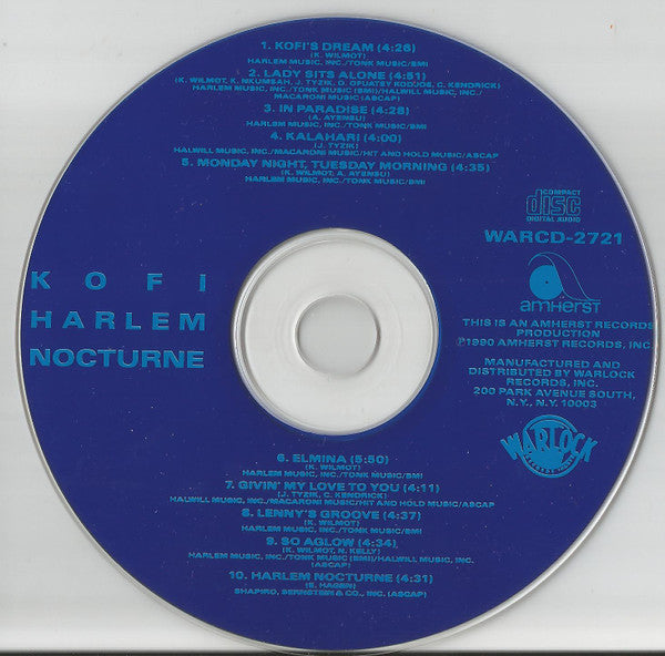 Kofi Wilmot : Harlem Nocturne (Album)