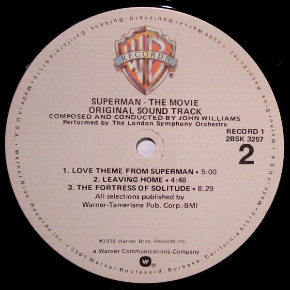 John Williams (4) : Superman The Movie (Original Sound Track) (LP,Album)