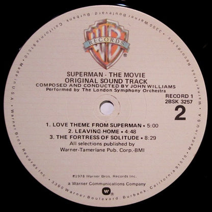 John Williams (4) : Superman The Movie (Original Sound Track) (LP,Album)