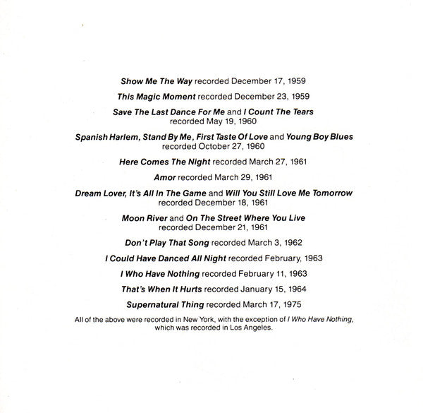 Ben E. King : The Ultimate Collection Ben E. King - Stand By Me (Compilation)