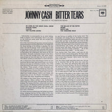 Johnny Cash : Bitter Tears - Ballads Of The American Indian (LP,Album,Stereo)
