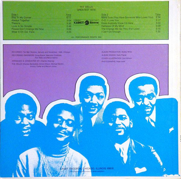 Dells, The : The Dells Greatest Hits (LP,Compilation,Stereo)