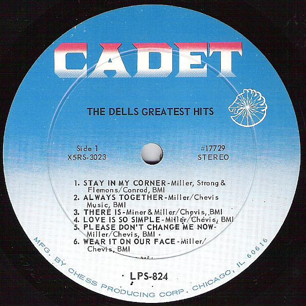 Dells, The : The Dells Greatest Hits (LP,Compilation,Stereo)