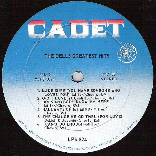 Dells, The : The Dells Greatest Hits (LP,Compilation,Stereo)