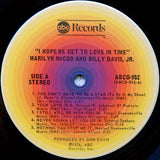 Marilyn McCoo & Billy Davis Jr. : I Hope We Get To Love In Time (LP,Album)