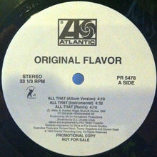 Original Flavor : All That / Hit (12",Promo)