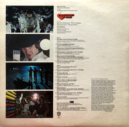 Various : Stanley Kubrick's A Clockwork Orange (LP,Album,Repress)