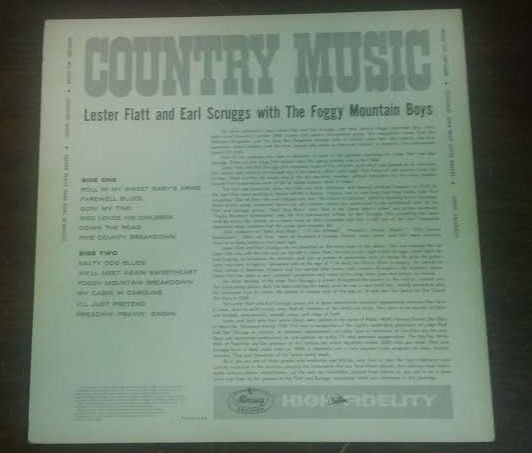 Flatt & Scruggs And Foggy Mountain Boys, The : Country Music (LP,Album)