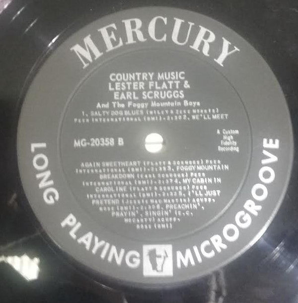 Flatt & Scruggs And Foggy Mountain Boys, The : Country Music (LP,Album)