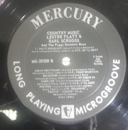 Flatt & Scruggs And Foggy Mountain Boys, The : Country Music (LP,Album)