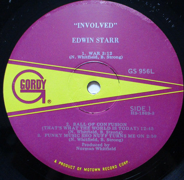 Edwin Starr : Involved (LP,Album)