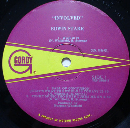 Edwin Starr : Involved (LP,Album)