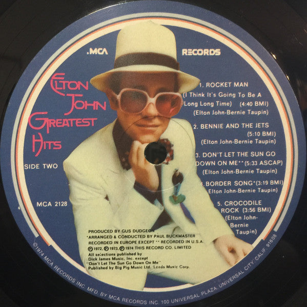 Elton John : Greatest Hits (LP,Compilation)