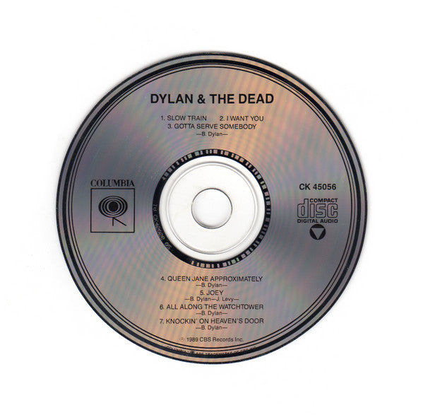 Bob Dylan & Grateful Dead, The : Dylan & The Dead (Album,Stereo)