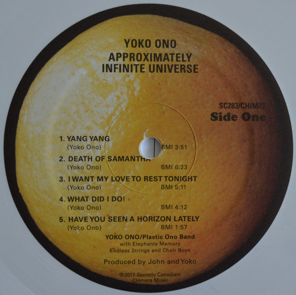 Yoko Ono With Plastic Ono Band, The : Approximately Infinite Universe (LP,Album,Limited Edition)