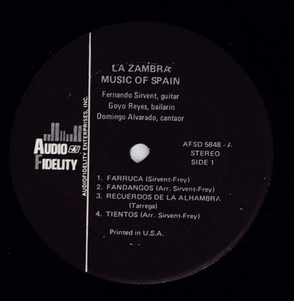 Fernando Sirvent : La Zambra (LP,Album)