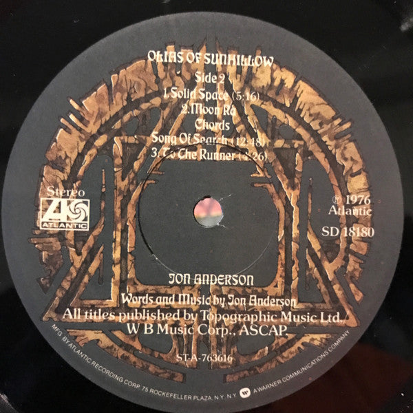 Jon Anderson : Olias Of Sunhillow (LP,Album)