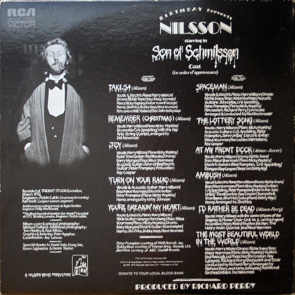Harry Nilsson : Son Of Schmilsson (LP,Album,Stereo)