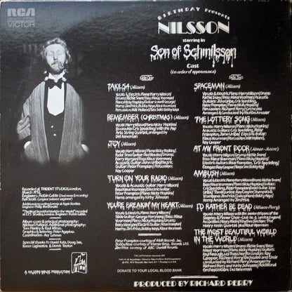 Harry Nilsson : Son Of Schmilsson (LP,Album,Stereo)
