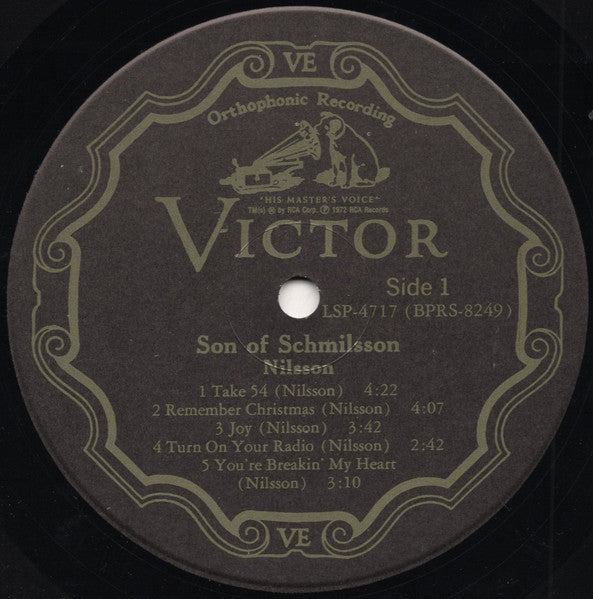 Harry Nilsson : Son Of Schmilsson (LP,Album,Stereo)