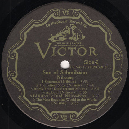 Harry Nilsson : Son Of Schmilsson (LP,Album,Stereo)