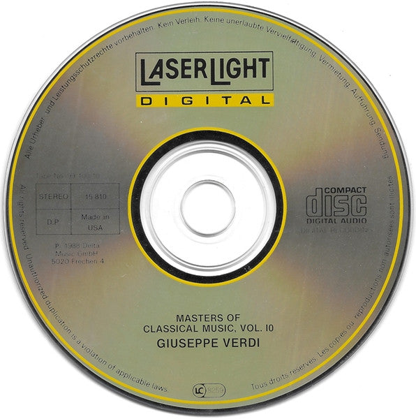 Giuseppe Verdi : Masters Of Classical Music, Vol.10: Verdi (Compilation)